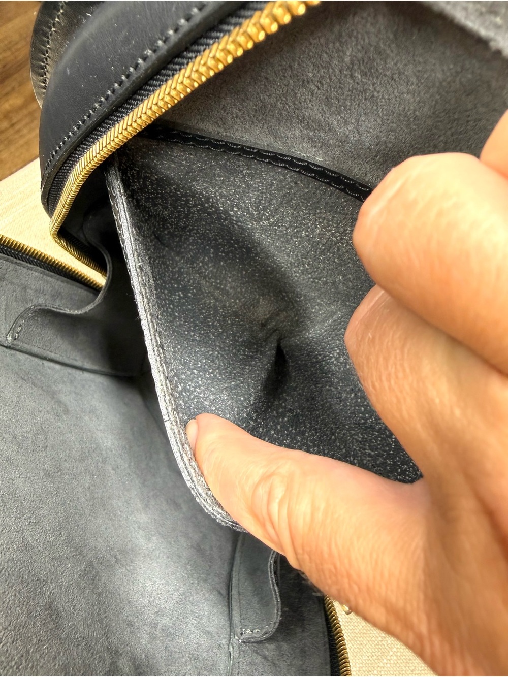 Authentic Louis Vuitton Mabillon back pack black Epi leather M52232 - Picture 15 of 16